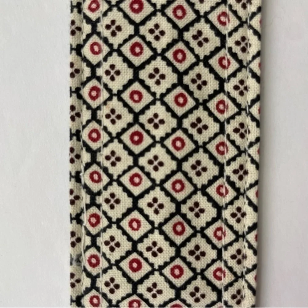 Vera Bradley Reversible Belt‎ Black/Cream/Red